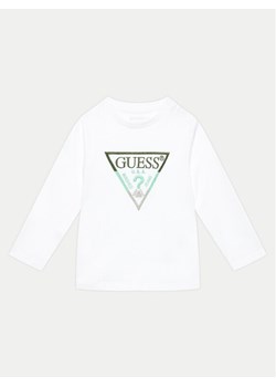 Guess Bluzka N4YI36 K8HM4 Biały Regular Fit ze sklepu MODIVO w kategorii T-shirty chłopięce - zdjęcie 181103039