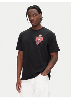 Just Cavalli T-Shirt 78OAHE07 Czarny Regular Fit ze sklepu MODIVO w kategorii T-shirty męskie - zdjęcie 181103049
