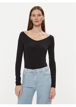 Boss Bluzka Ebeta 50508084 Czarny Slim Fit ze sklepu MODIVO w kategorii Bluzki damskie - zdjęcie 181103058