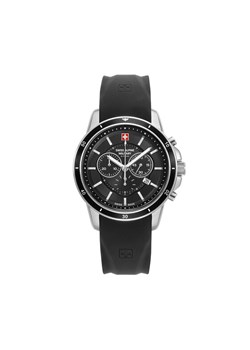 Swiss Alpine Military Zegarek Douglas 7089.9837 Czarny ze sklepu MODIVO w kategorii Zegarki - zdjęcie 181103137