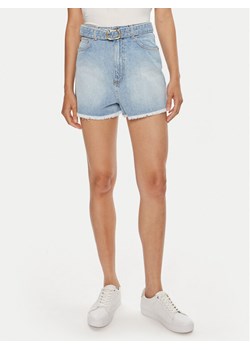 TWINSET Szorty jeansowe 241TT2392 Niebieski Straight Fit ze sklepu MODIVO w kategorii Szorty - zdjęcie 181103175