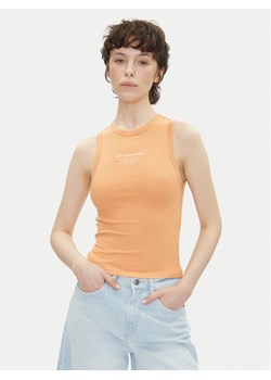 Pepe Jeans Top Viv PL506032 Pomarańczowy Slim Fit ze sklepu MODIVO w kategorii Bluzki damskie - zdjęcie 181103176