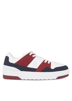 Tommy Hilfiger Sneakersy Th Lo Basket Sneaker FW0FW07309 Niebieski ze sklepu MODIVO w kategorii Buty sportowe damskie - zdjęcie 181103226