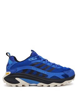 Merrell Trekkingi Moab Speed 2 J038273 Niebieski ze sklepu MODIVO w kategorii Buty trekkingowe męskie - zdjęcie 181103358