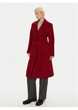 2NDDAY Płaszcz wełniany Liviana 2245132514 Czerwony Oversize ze sklepu MODIVO w kategorii Płaszcze damskie - zdjęcie 181103386