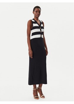 LOLA CASADEMUNT Sukienka dzianinowa LS2516001 Czarny Slim Fit ze sklepu MODIVO w kategorii Sukienki - zdjęcie 181103436