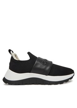 Calvin Klein Sneakersy Runner Slip On - He Nappa HW0HW02415 Czarny ze sklepu MODIVO w kategorii Buty sportowe damskie - zdjęcie 181103517