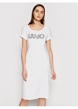 Liu Jo Sport Sukienka codzienna TA1027 J5756 Biały Regular Fit ze sklepu MODIVO w kategorii Sukienki - zdjęcie 181103579
