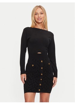Guess Sukienka dzianinowa 4BGK04 5661Z Czarny Bodycon Fit ze sklepu MODIVO w kategorii Sukienki - zdjęcie 181103629