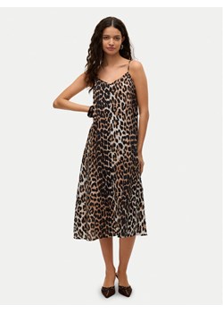 Vero Moda Sukienka letnia Josie 10303398 Brązowy Regular Fit - id: 0000304950964 - marki Vero Moda - 181103639 Vero Moda Sukienka letnia Josie 10303398 Brązowy Regular Fit ze sklepu MODIVO w kategorii Sukienki - zdjęcie 181103639