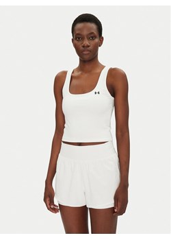 Under Armour Top Motion 6007656 Biały Slim Fit ze sklepu MODIVO w kategorii Bluzki damskie - zdjęcie 181103645