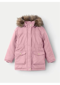NAME IT Parka Master 13229424 Różowy Regular Fit ze sklepu MODIVO w kategorii Kurtki dziewczęce - zdjęcie 181103657