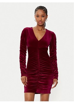 Guess Sukienka koktajlowa W5RK30 KCM62 Czerwony Bodycon Fit ze sklepu MODIVO w kategorii Sukienki - zdjęcie 181103679
