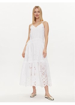 Pepe Jeans Sukienka letnia Dusana PL953480 Biały Regular Fit ze sklepu MODIVO w kategorii Sukienki - zdjęcie 181103707