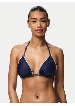 Pieces Góra od bikini Luva 17156770 Granatowy ze sklepu MODIVO w kategorii Stroje kąpielowe - zdjęcie 181103748