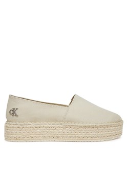 Calvin Klein Jeans Espadryle Flatform Esdparille Mg/Hdw YW0YW01737 Écru ze sklepu MODIVO w kategorii Espadryle damskie - zdjęcie 181103856