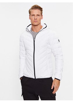EA7 Emporio Armani Kurtka puchowa 8NPB14 PNE1Z 1100 Biały Regular Fit ze sklepu MODIVO w kategorii Kurtki męskie - zdjęcie 181103967
