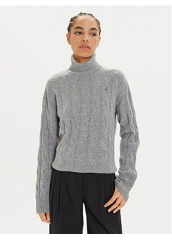 Tommy Hilfiger Golf WW0WW43102 Szary Regular Fit ze sklepu MODIVO w kategorii Swetry damskie - zdjęcie 181104127