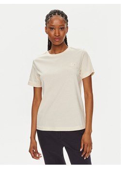 Gant T-Shirt Tonal Shield 4200262 Beżowy Regular Fit ze sklepu MODIVO w kategorii Bluzki damskie - zdjęcie 181104188