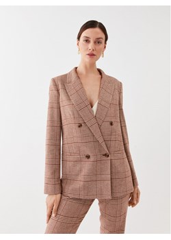 TWINSET Marynarka 232TP2751 Brązowy Regular Fit ze sklepu MODIVO w kategorii Marynarki damskie - zdjęcie 181104239