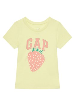Gap T-Shirt 710285-03 Żółty Regular Fit ze sklepu MODIVO w kategorii Bluzki dziewczęce - zdjęcie 181104327
