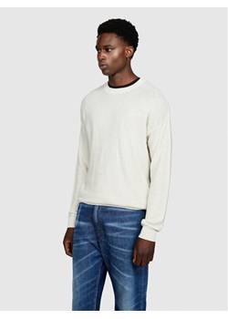 Sisley Sweter 1041T102A Beżowy Regular Fit ze sklepu MODIVO w kategorii Swetry męskie - zdjęcie 181104347