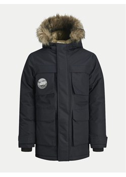 Jack&Jones Junior Parka Star 12258941 Granatowy Regular Fit ze sklepu MODIVO w kategorii Kurtki chłopięce - zdjęcie 181104406