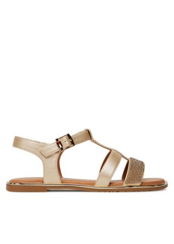 Tommy Hilfiger Sandały T3A2-33781-1372 S Złoty - id: 0000305132765 - marki Tommy Hilfiger - 181104516 Tommy Hilfiger Sandały T3A2-33781-1372 S Złoty ze sklepu MODIVO w kategorii Sandały dziecięce - zdjęcie 181104516