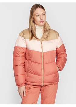 Columbia Kurtka zimowa Puffect™ Color Blocked 1955101 Koralowy Regular Fit ze sklepu MODIVO w kategorii Kurtki damskie - zdjęcie 181104569
