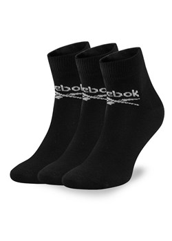 Reebok Zestaw 3 par wysokich skarpet unisex R0429-SS24 (3-pack) Czarny ze sklepu MODIVO w kategorii Skarpetki damskie - zdjęcie 181104617