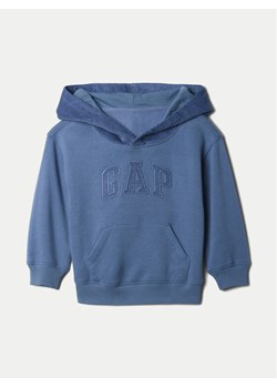 Gap Bluza 627807 Niebieski Regular Fit ze sklepu MODIVO w kategorii Bluzy chłopięce - zdjęcie 181104718