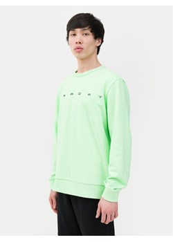 4F Bluza 4FWSS24TSWSM1009 Zielony Regular Fit ze sklepu MODIVO w kategorii Bluzy męskie - zdjęcie 181104799