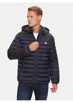 Guess Kurtka puchowa M4YL99 WG922 Granatowy Regular Fit ze sklepu MODIVO w kategorii Kurtki męskie - zdjęcie 181104847