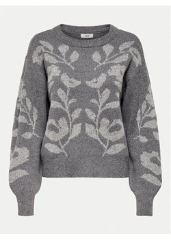 JDY Sweter Helga 15335460 Szary Regular Fit ze sklepu MODIVO w kategorii Swetry damskie - zdjęcie 181104955