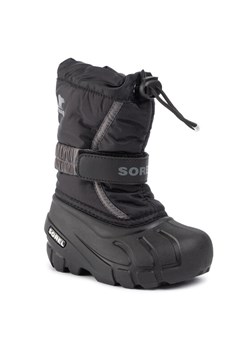 Sorel Śniegowce Childrens Flurry NC1695 Czarny ze sklepu MODIVO w kategorii Buty zimowe dziecięce - zdjęcie 181105017