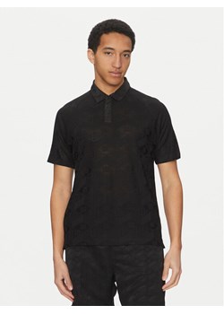 HUGO Polo Dompoli 50535150 Czarny Relaxed Fit ze sklepu MODIVO w kategorii T-shirty męskie - zdjęcie 181105019