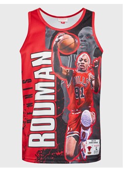 Mitchell & Ness Tank top TNMK501 Czarny Regular Fit ze sklepu MODIVO w kategorii T-shirty męskie - zdjęcie 181105028