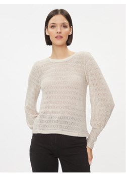Vero Moda Bluzka 10296715 Écru Regular Fit ze sklepu MODIVO w kategorii Bluzki damskie - zdjęcie 181105207