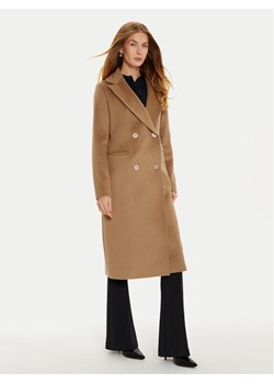 Marciano Guess Płaszcz wełniany 4BGL07 7045A Brązowy Regular Fit - id: 0000304224362 - marki Marciano Guess - 181105267 Marciano Guess Płaszcz wełniany 4BGL07 7045A Brązowy Regular Fit ze sklepu MODIVO w kategorii Płaszcze damskie - zdjęcie 181105267