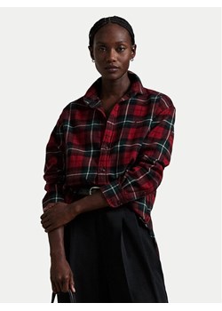 Polo Ralph Lauren Koszula 211923863014 Czerwony Relaxed Fit ze sklepu MODIVO w kategorii Koszule damskie - zdjęcie 181105329