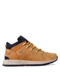 Timberland Trzewiki Sprint Trekker Mid TB0A2G8K231 Brązowy ze sklepu MODIVO w kategorii Buty zimowe dziecięce - zdjęcie 181105386