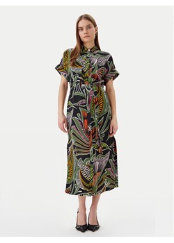 LOLA CASADEMUNT Sukienka koszulowa LS2516059 Zielony Relaxed Fit ze sklepu MODIVO w kategorii Sukienki - zdjęcie 181105425