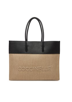 Coccinelle Torebka E1 S91 18 02 01 Beżowy ze sklepu MODIVO w kategorii Torby Shopper bag - zdjęcie 181105446