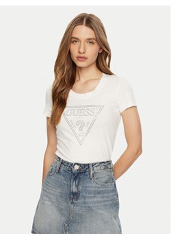 Guess T-Shirt W5RI11 J1314 Biały Regular Fit ze sklepu MODIVO w kategorii Bluzki damskie - zdjęcie 181105559