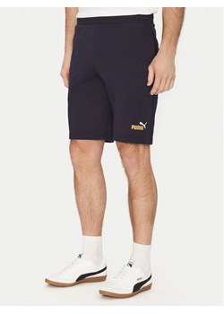 Puma Szorty sportowe Ess 684715 Granatowy Regular Fit ze sklepu MODIVO w kategorii Spodenki męskie - zdjęcie 181105676