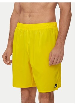 adidas Szorty kąpielowe Solid CLX IR6218 Żółty Regular Fit ze sklepu MODIVO w kategorii Kąpielówki - zdjęcie 181105816
