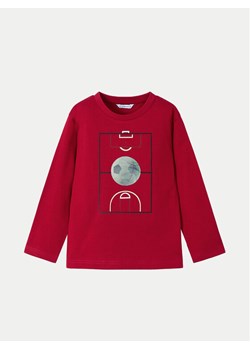 Mayoral Bluzka 4044 Czerwony Regular Fit ze sklepu MODIVO w kategorii T-shirty chłopięce - zdjęcie 181105849