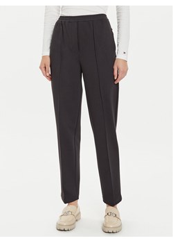 Tommy Hilfiger Spodnie materiałowe WW0WW43633 Czarny Straight Fit ze sklepu MODIVO w kategorii Spodnie damskie - zdjęcie 181106305