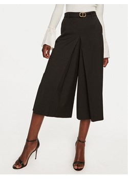 TWINSET Kuloty 242TP2162 Czarny Loose Fit ze sklepu MODIVO w kategorii Spodnie damskie - zdjęcie 181106349