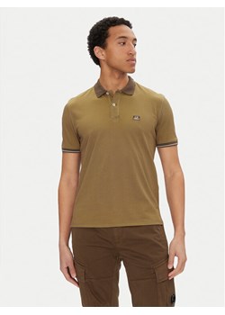 C.P. Company Polo 18CMPL130A006263G Zielony Regular Fit ze sklepu MODIVO w kategorii T-shirty męskie - zdjęcie 181106416